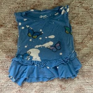 Flowers by Zoe butterfly shirt